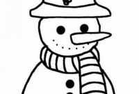 snowman family coloring pages