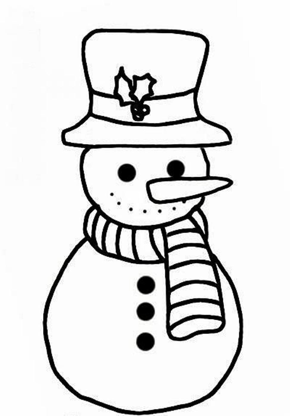 snowman family coloring pages