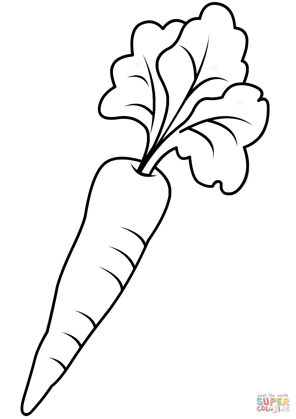 coloring pages of carrots