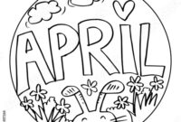 april coloring pages for adults