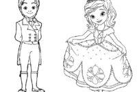 princess and prince coloring pages