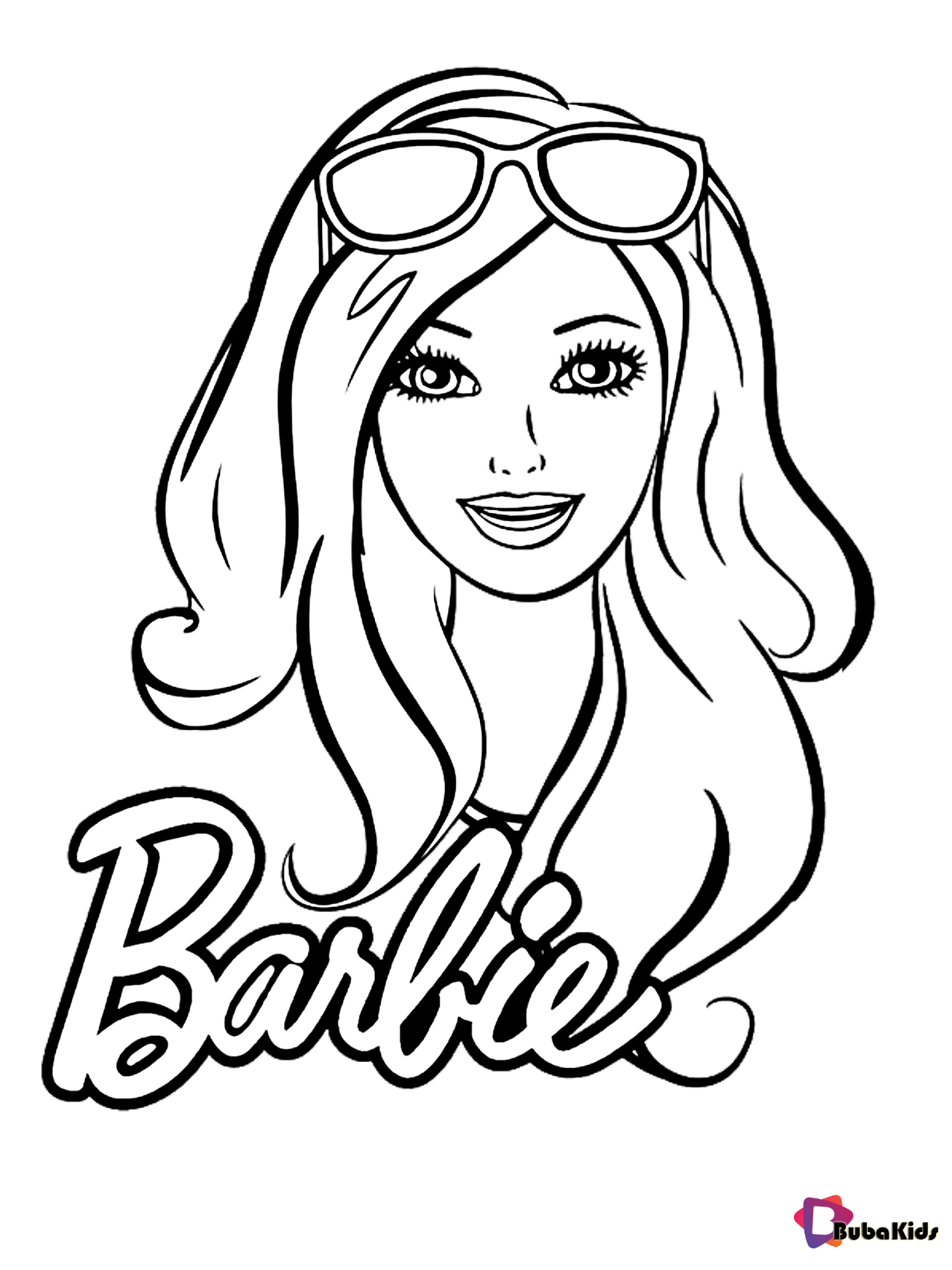 vintage barbie coloring pages