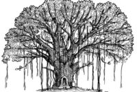 banyan tree coloring pages