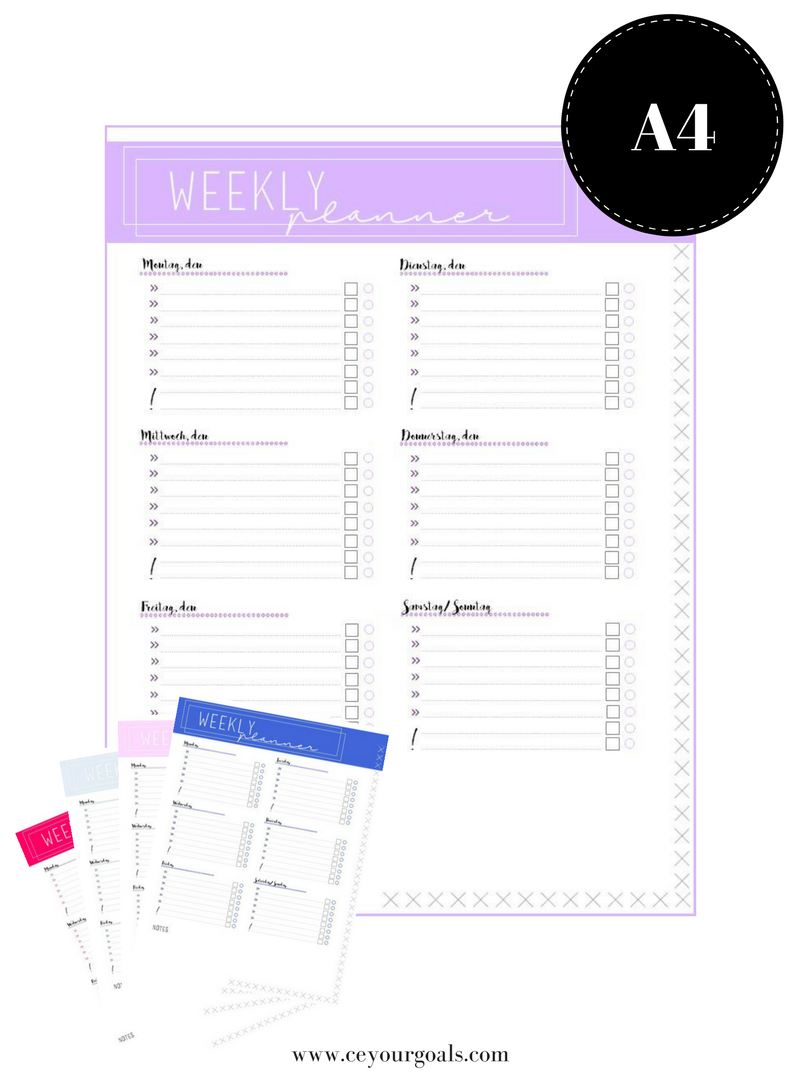 to do liste wochenplan pdf