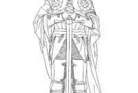 joan of arc coloring page