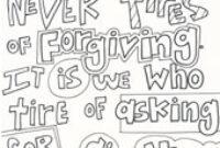 forgiveness coloring page