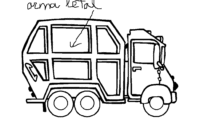 garbage truck coloring pages free