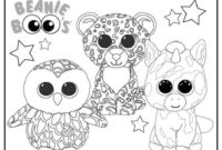 beanie boos coloring page