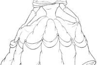 printable belle coloring pages