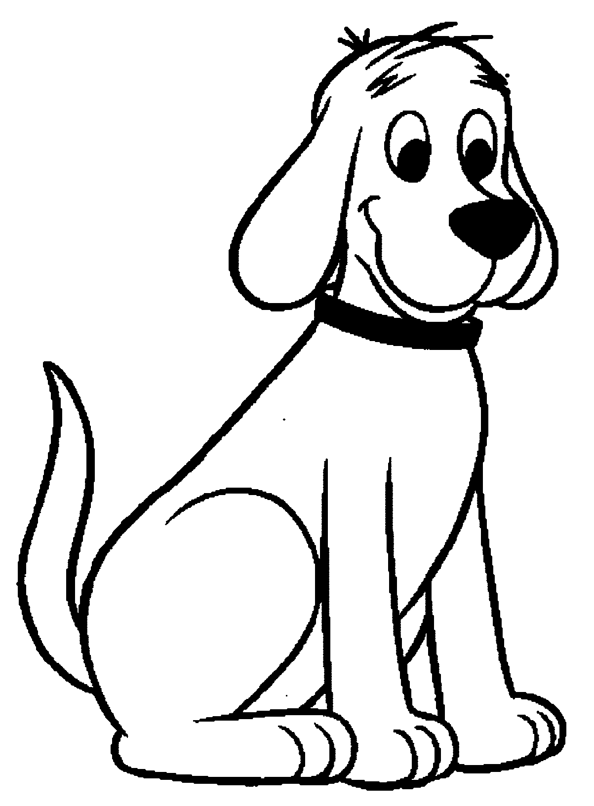 clifford coloring page