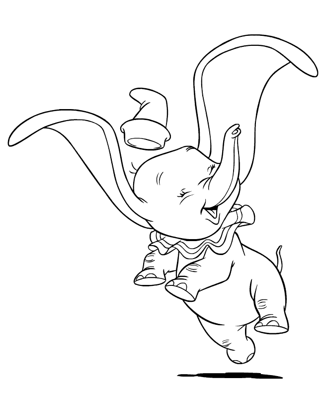 dumbo coloring pages