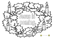 advent coloring pages catholic