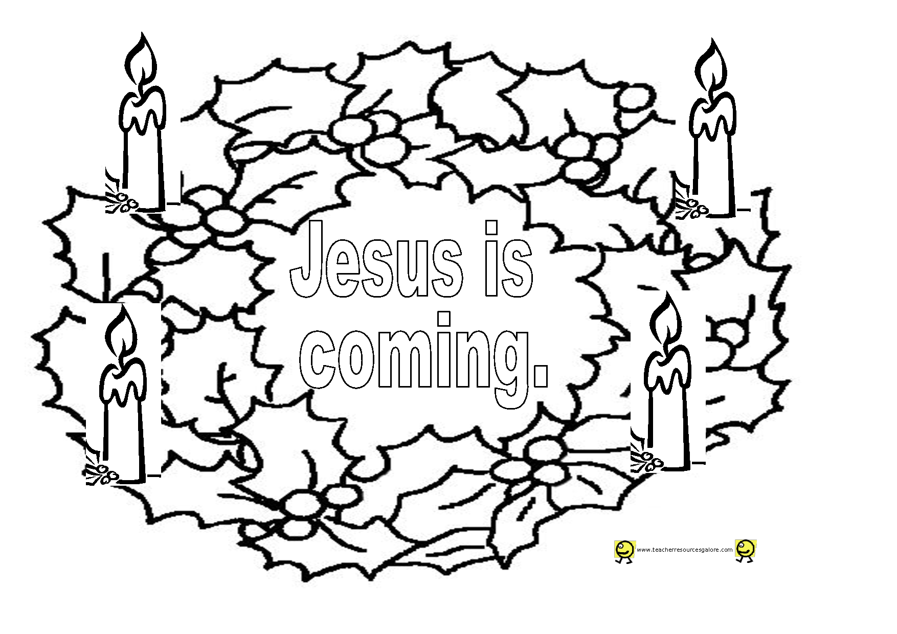 advent coloring pages catholic