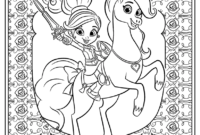 nella the princess knight coloring pages