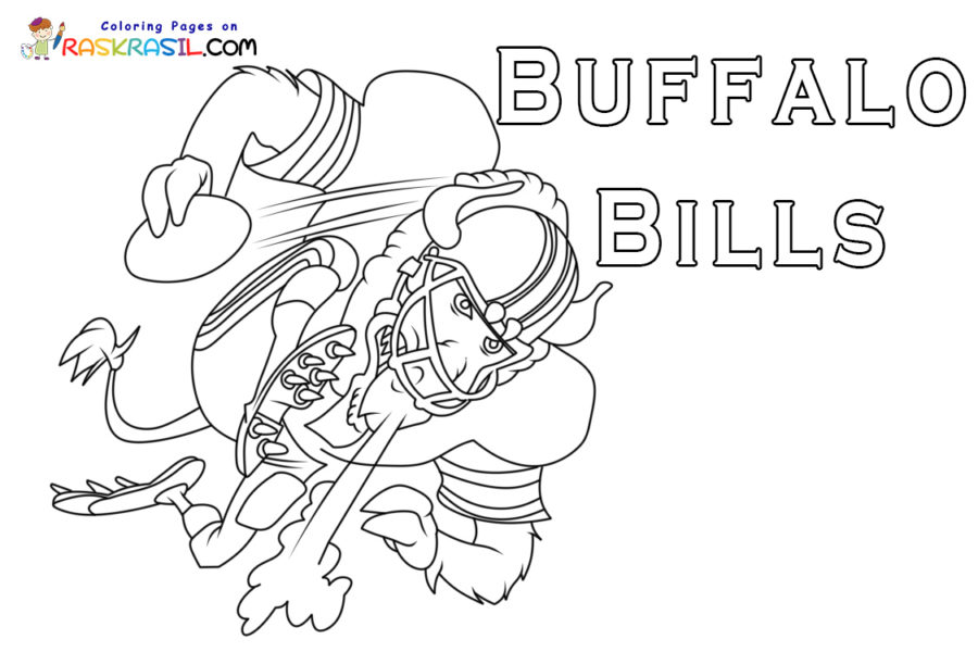 buffalo bills football coloring pages