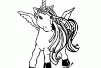 pegasus coloring page