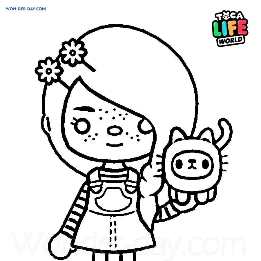 Toca Boca Life Coloring Page Coloring Page - Coloring Home