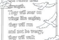 isaiah 40 31 coloring page