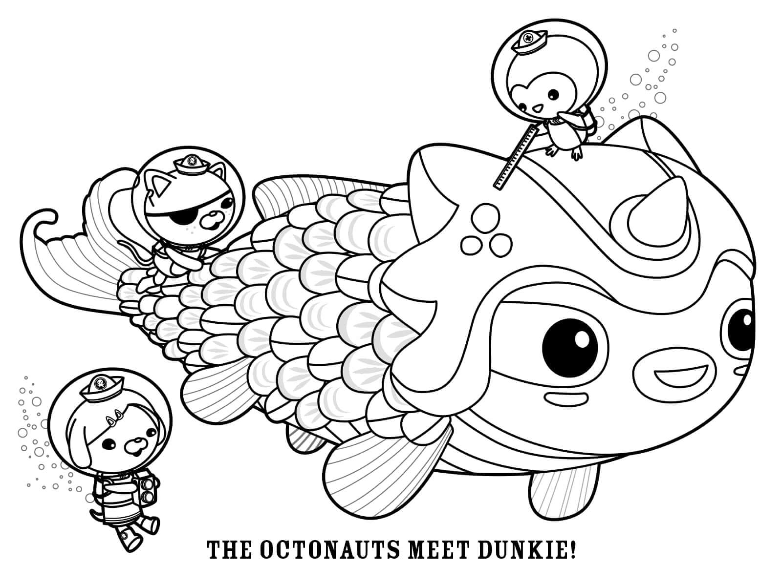 the octonauts coloring pages