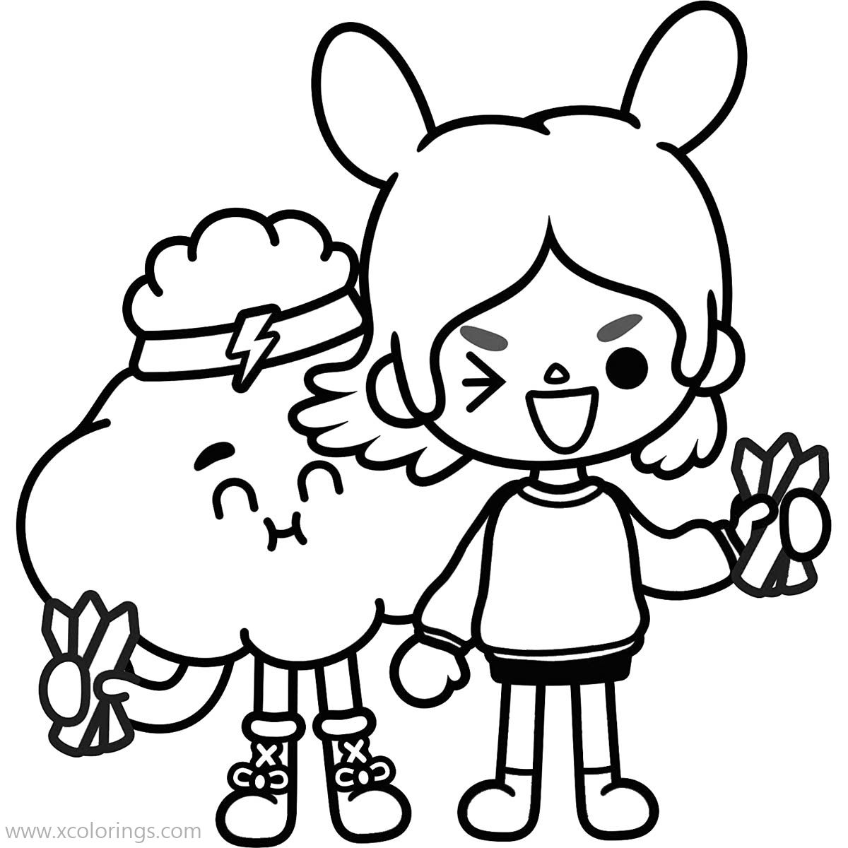 toca boca coloring pages