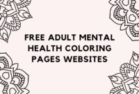 mental health coloring pages