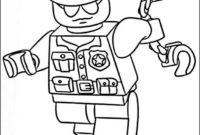 lego police coloring page