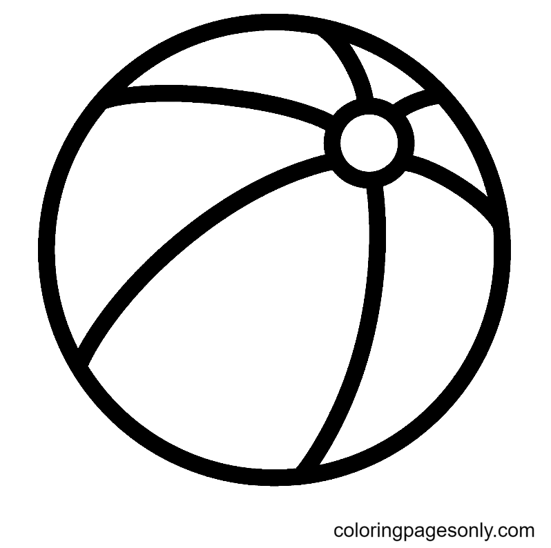 33+ Beach Ball Coloring Pages Printable - MaeganAniello