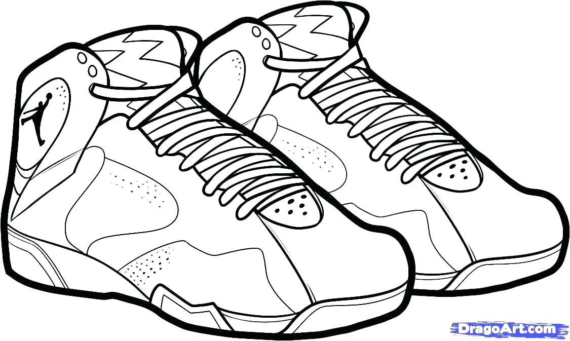 Nike Air Force 1 Drawing at GetDrawings | Free download