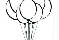 balloon coloring pages