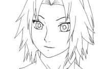 sakura haruno coloring pages