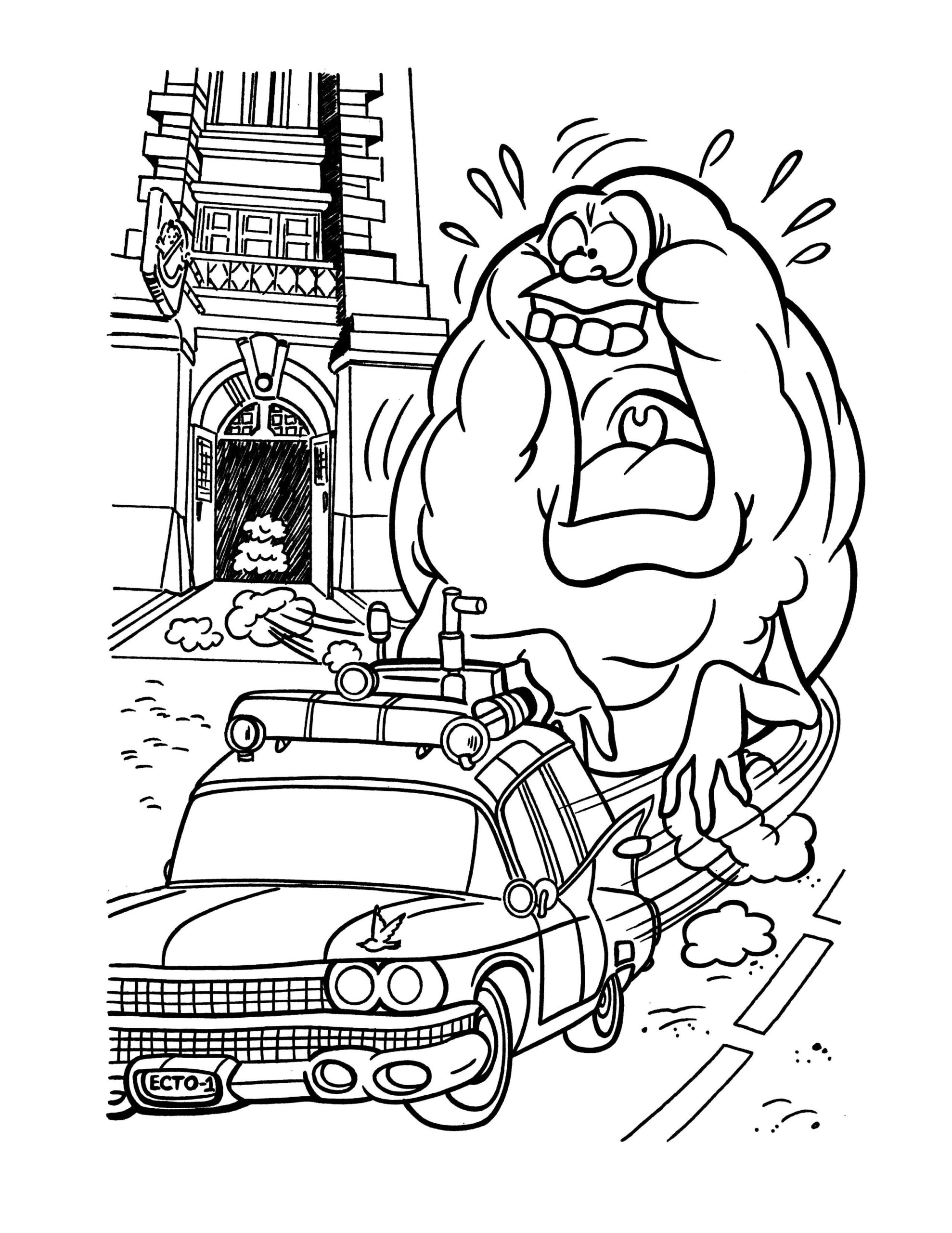 ghostbusters coloring page