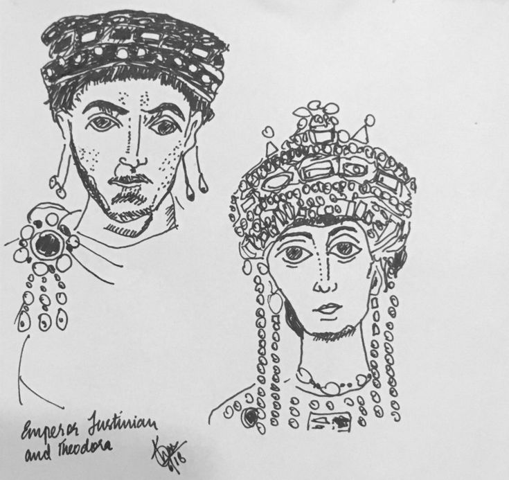 empress theodora coloring page