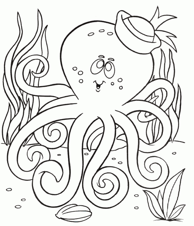 octopus coloring pages printable