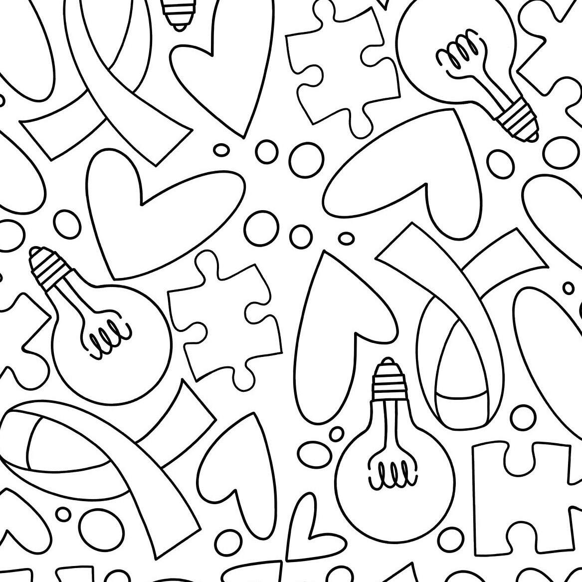 autism coloring pages printable