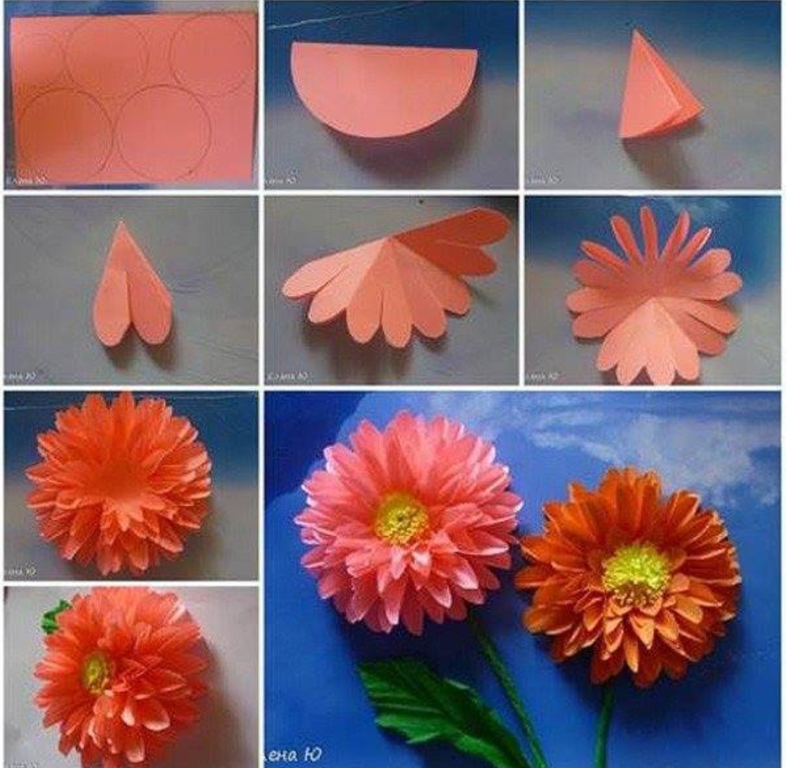 blume basteln origami