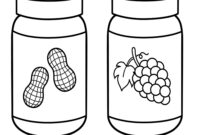 jelly coloring pages