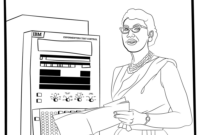 katherine johnson coloring page