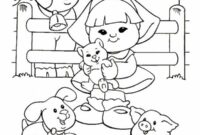 little people coloring page