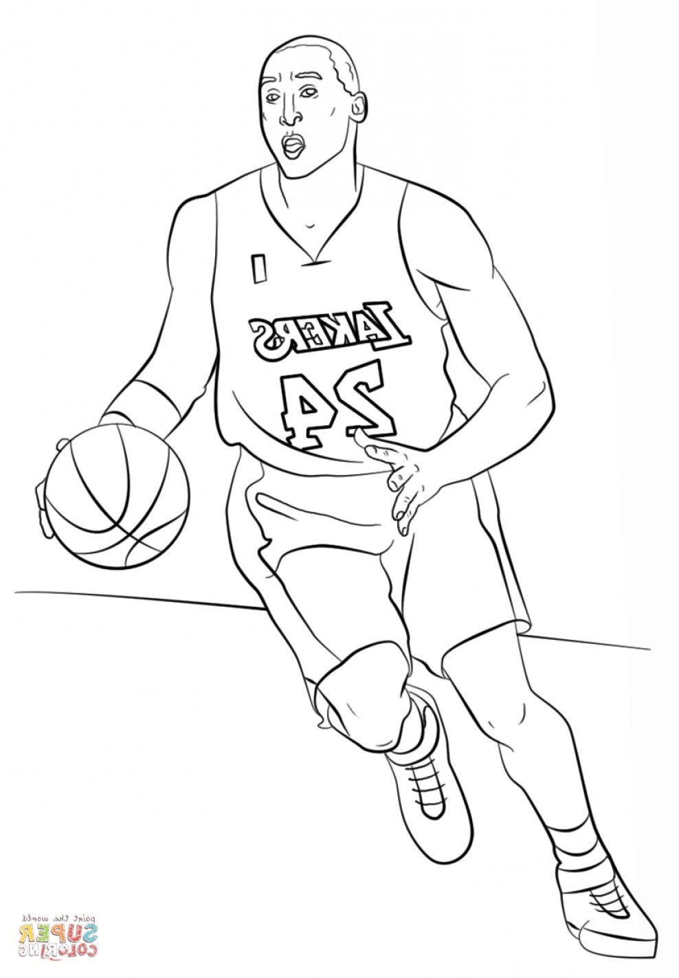 coloring pages of michael jordan