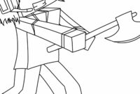 minecraft coloring pages sword