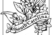 north carolina coloring page