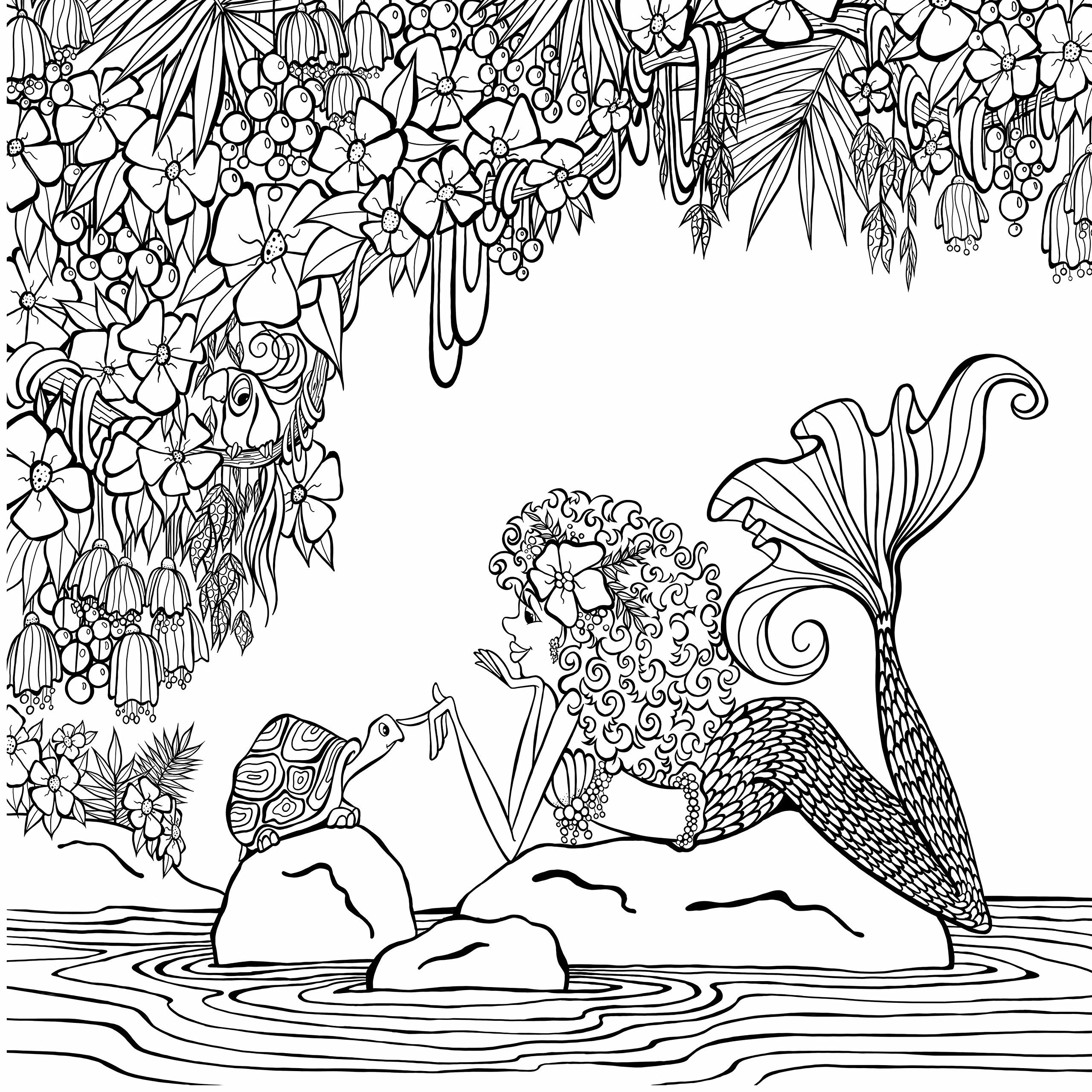 paradise coloring pages