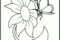 free coloring pages butterflies and flowers