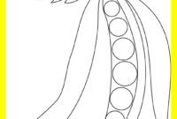 peas coloring page