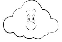 cloud coloring pages printable