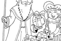 saint nicholas coloring page