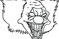 scary clowns coloring pages