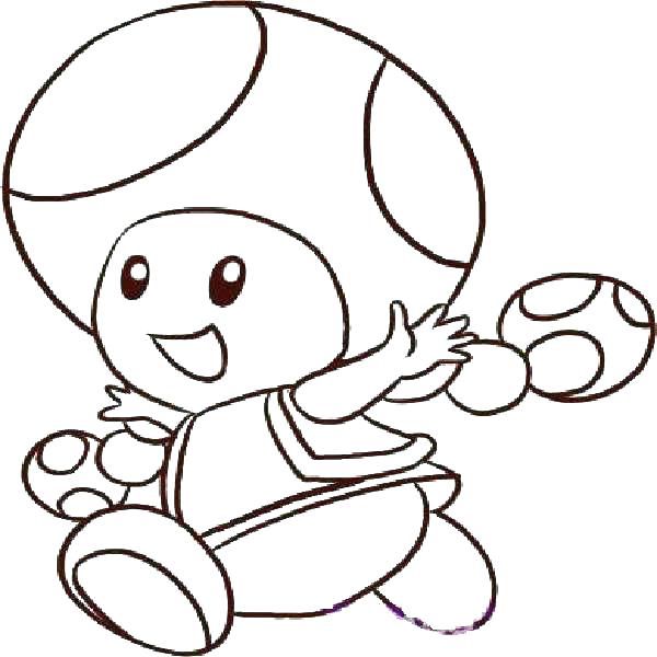 captain toad coloring pages