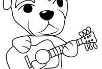 printable animal crossing coloring pages