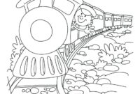 train car coloring pages